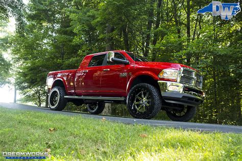 Red Dodge Ram 2500 — Dreamworks Motorsports