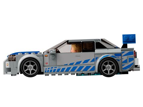 LEGO Speed Champions Fast Furious Nissan Skyline GT-R (R34) 76917 Race Car Toy Model Building ...