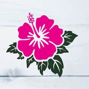 Hawaiian Flower SVG Vector File. - Etsy