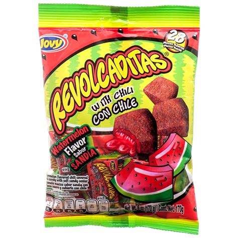 Buy Jovy Revolcaditas Sandia Watermelon Flavor Mexican Candy (1 x 6 oz ...