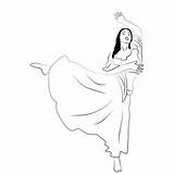 Girl Hip Dance Coloring Page For Kids  Free Dancers Printable sketch template