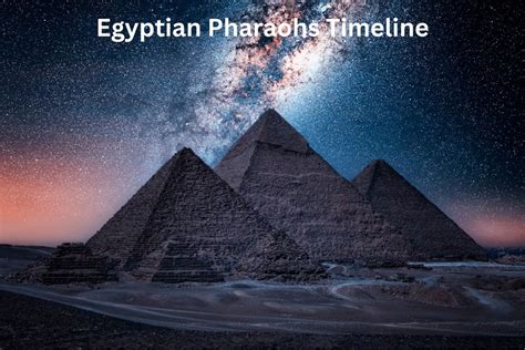 Egyptian Pharaohs Timeline - Have Fun With History