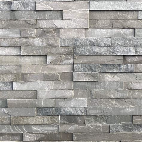 Sandstone Stacked Stone Wall Cladding Grey | Rock Unique Ltd