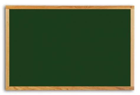 Magnetic School Chalkboard - Green/Wood Trim | Learner Supply