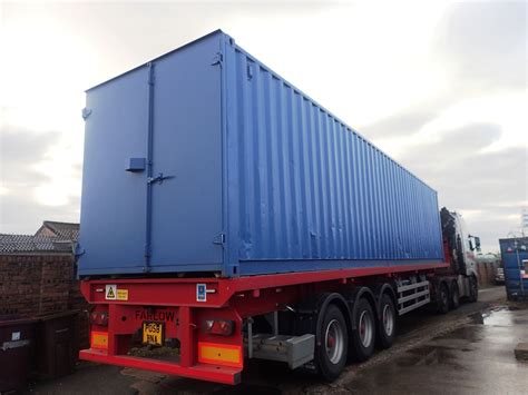 Second Hand 30ft Shipping Containers 30ft S1 Doors | £3295.00 | 20ft to 30ft Containers ...