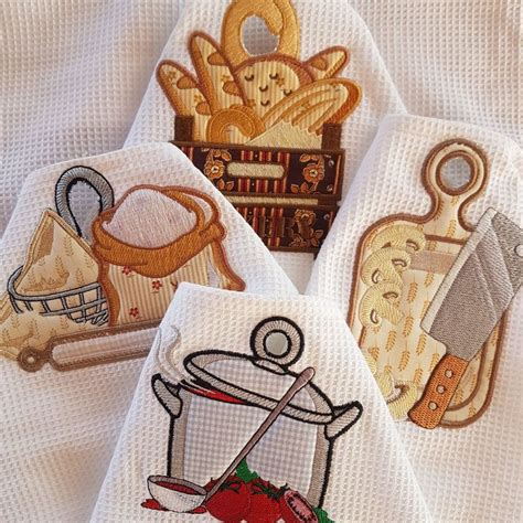 Machine Embroidery Designs For Kitchen Towels - Image to u