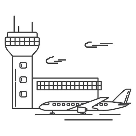 Airport drawing Vectors & Illustrations for Free Download | Freepik