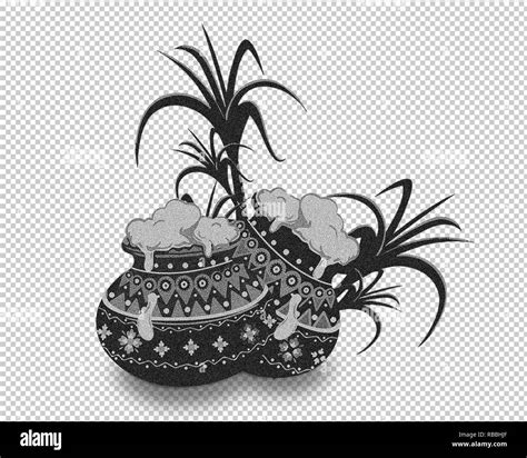 Pongal mud pot Black and White Stock Photos & Images - Alamy