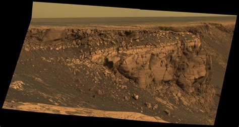 APOD: 2007 July 3 - At the Edge of Victoria Crater
