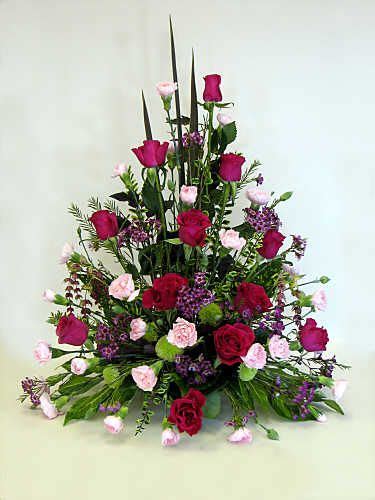 Triangular Flower Arrangement