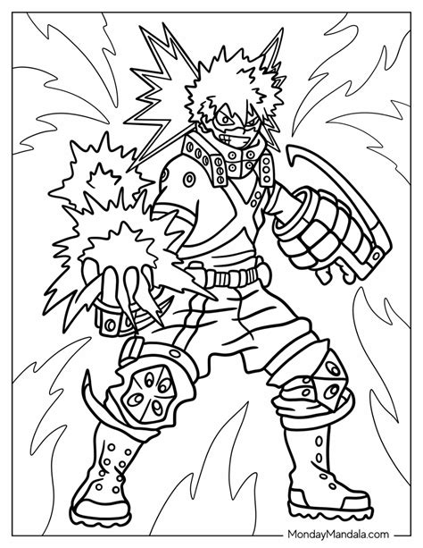 20 My Hero Academia Coloring Pages (Free PDF Printables)