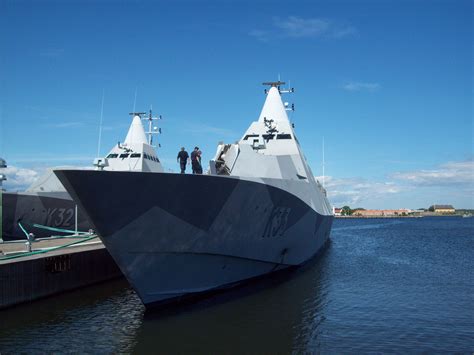 Visby-class corvette HMS Härnösand (K 33), at Karlskrona. « yourdefcon1.com