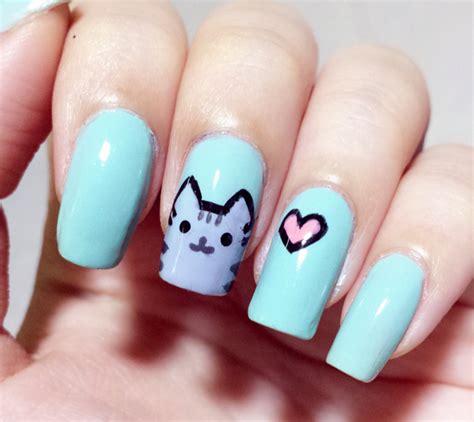 20+ Cute And Easy Cat Nail Art Design Ideas You Must Try #nailcareideas #easynailart | Animal ...