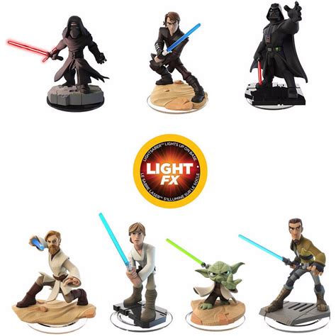 Disney Infinity 3.0 Star Wars 7 Pack Light Fx Figures | Mercado Livre