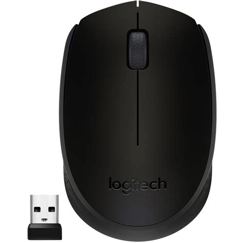 Logitech M170 Wireless Mouse (Black) 910-004940 B&H Photo Video