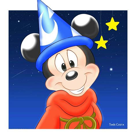 Sorcerer Mickey couldn't pass up for a good smile after all. | Mickey ...