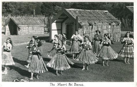 Rotorua The Maori Poi Dance - Souths Museum of Postcards