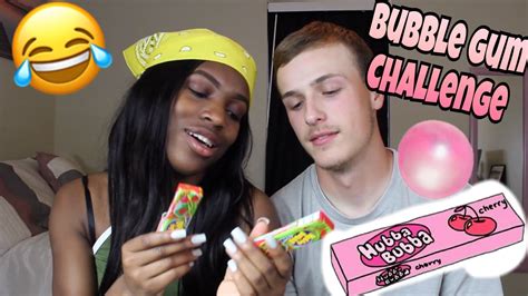 BUBBLE GUM CHALLENGE!!!! - YouTube