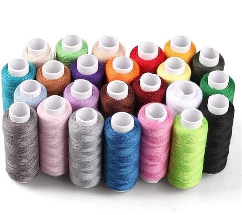 Polyester Thread Sewing Threads Spools Multipurpose Assorted colors 25 Pcs | eBay