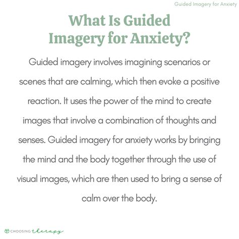 Guided Imagery Meditation for Anxiety