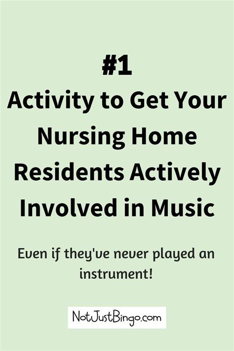 How to Get Your Nursing Home Residents Actively Involved in Your ...