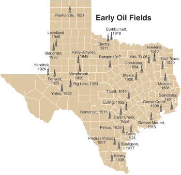 Early Texas Oil Fields - OklahomaMinerals.com