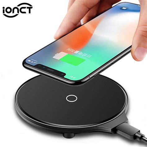 iONCT QI Wireless Charger For iPhone X 8 Plus XR XS Max For Samsung S8 S9 For Huawei Xiaomi ...