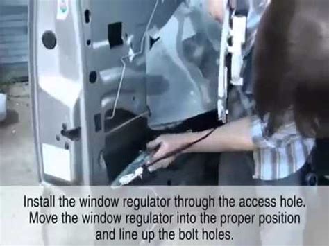 Window Regulator Installation - YouTube