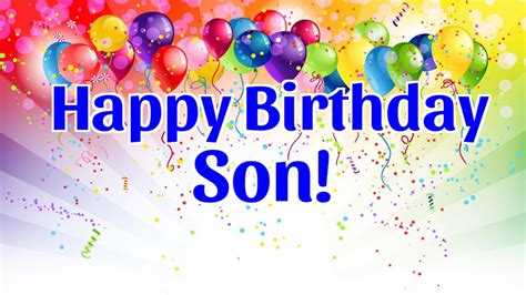 Birthday Status For Son - Happy Birthday Messages and Quotes