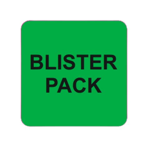 Blister Pack Labels | Valley Northern