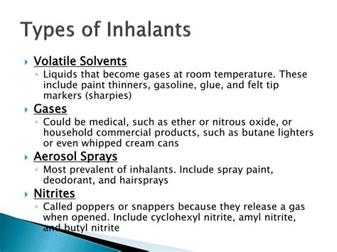 PPT - Inhalants PowerPoint Presentation, free download - ID:2357649