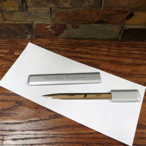 Personalized Letter Opener Office Corporate Gift Desk