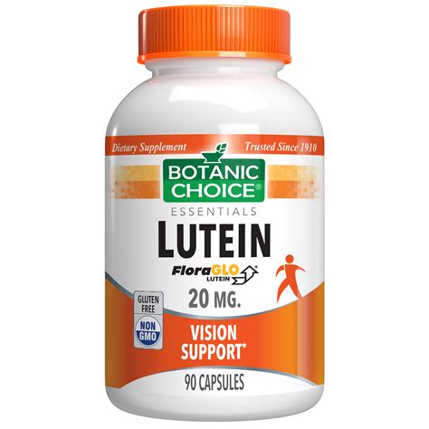 Buy Lutein 20 mg - 90 capsules - Botanic Choice