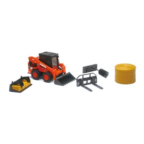 Kubota 77700-06297 SSV65 Skid Steer Loader and Attachments at Union Farm Equipment in Union, Maine