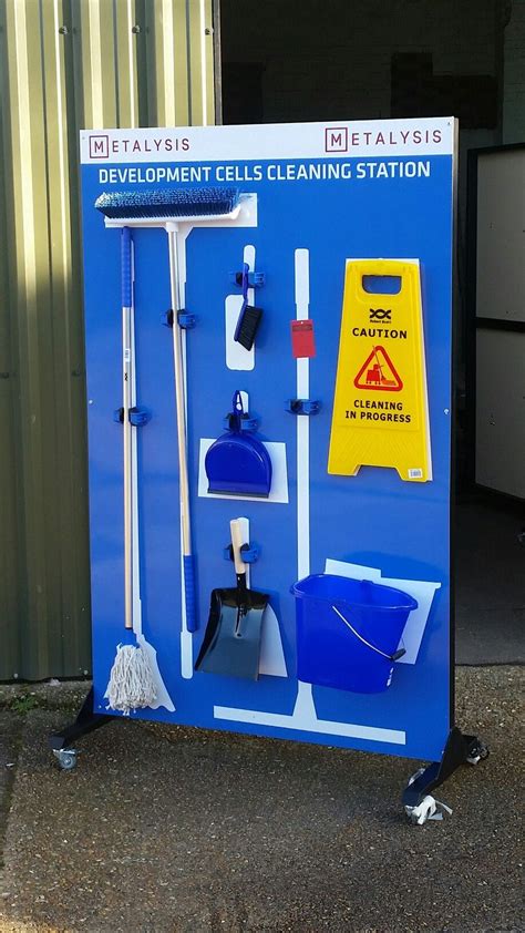 5S mobile cleaning station | Proyectos de mejoras para el hogar, Seguridad y salud laboral ...