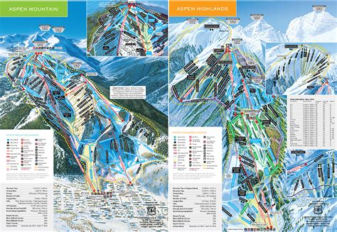 Aspen Snowmass Trail Map, Snowmass Resort Ski Map » Deep Powder Tours