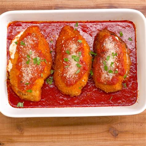 Easy Stuffed Chicken Parmesan