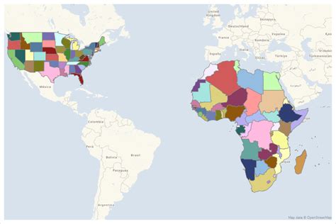 Usa To Africa Map - Gisela Ermengarde