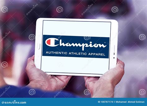 Champion Sportswear Company Logo Editorial Stock Image - Image of ...