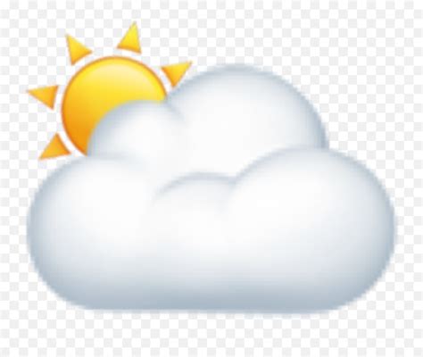 Cloudy Cloud Emoji Emojiiphone - Illustration,Cloud Emoji Png - free transparent emoji ...