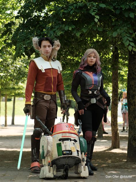 Sabine Wren and Ezra Bridger Cosplay with Chopper and A Loth Cat : r ...