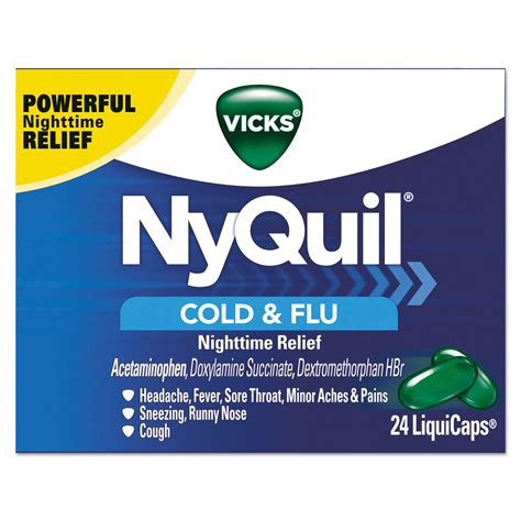 Browse NyQuil™ Cold & Flu Nighttime LiquiCaps and other Medicines ...