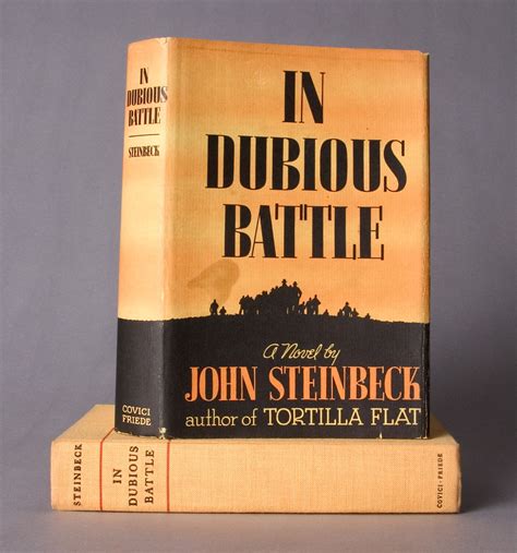 In Dubious Battle by John (1902-1968) STEINBECK - First Printing - 1936 ...