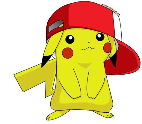 Cute Pikachu with Hat by mlpochea on DeviantArt