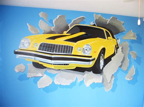 Car Themed Murals | Mural Magic