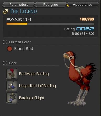 Chocobo Racing and Breeding Guide - Final Fantasy XIV - Icy Veins