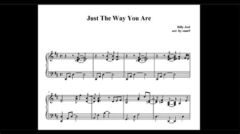 Billy Joel: Just The Way You Are (Piano Cover) - YouTube