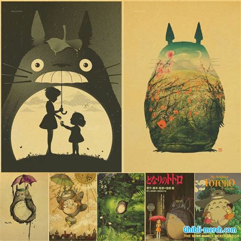 My Neighbor Totoro Poster Retro (7 Styles)