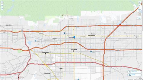 Upland California Map - United States