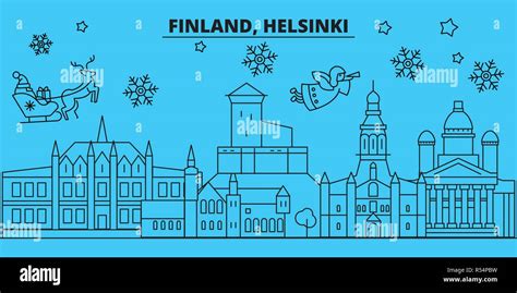 Helsinki skyline winter Stock Vector Images - Alamy